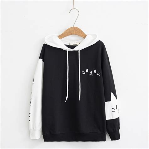 Kawaii Neko Cat Harajuku Hoodie Limited Edition Kawaiitherapy