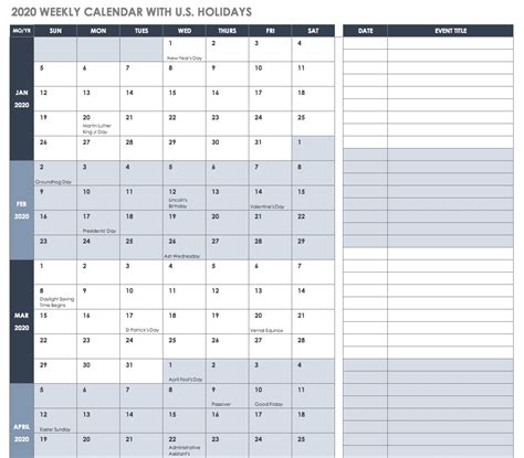 It offers over 50 budget spreadsheet templates that can be fully customize. 2020 Employee Vacation Planner Template | Calendar ...