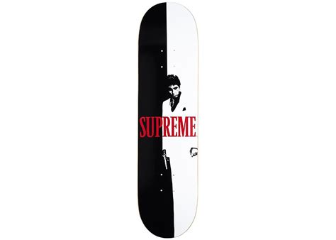 Supreme Scarface Split Skateboard Skate Deck Multi