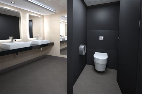 Office Bathroom Design Restroom Design Industrial Bathroom Decor