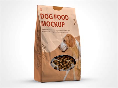 Free Dog Food Packaging Mockup Ocean Mockups