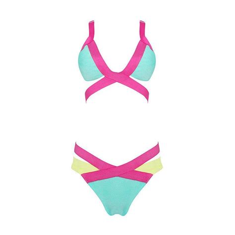 two piece strappy triangle bikini set bikinis triangle bikini swimwear triangle bikini set