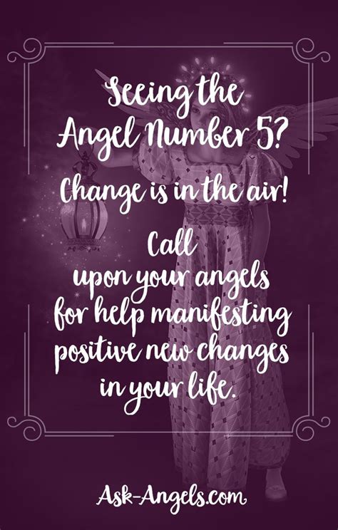 Seeing The Angel Number 5 Change Is In The Air Call Upon Your Angels