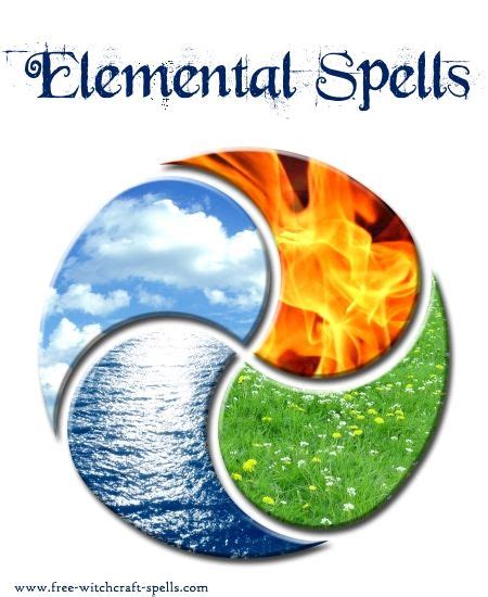 Elemental Magic Spells Harness The Power Of The 4 Elements Air Earth