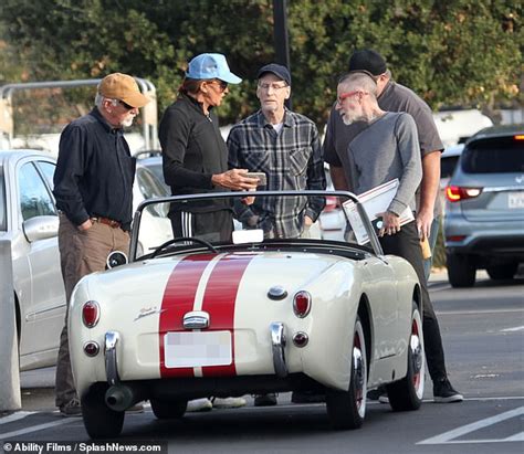 Caitlyn Jenner Proudly Shows Off Her Vintage Car To Fans During Casual