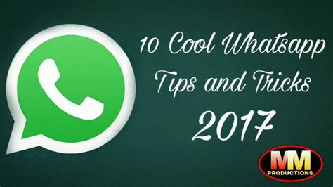Whatsapp Tricks 10 Cool Whatsapp Tips And Tricks 2017 Youtube