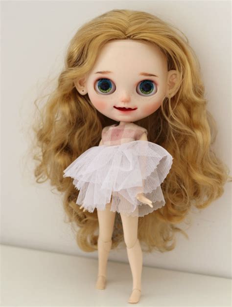 Customization Doll Diy Nude Blyth Doll For Girls Blond In