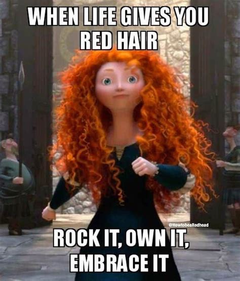 5 life lessons from merida in disney pixar s brave redheads red hair red hair quotes