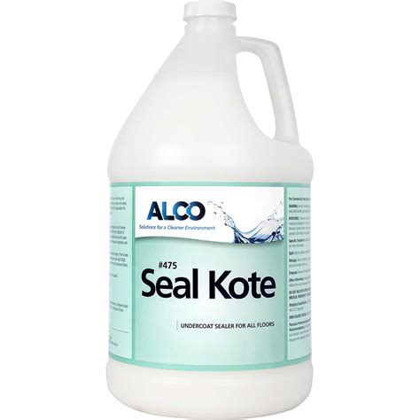 Alco Seal Kote 100 Acrylic Sealer Gal Alco Chem Inc