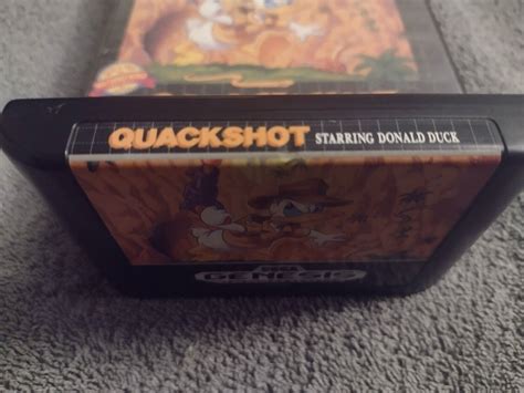 Quackshot Starring Donald Duck Sega Genesis 1991 Cib Tested