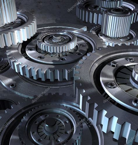 Steel Gear Mechanism — Stock Photo © Animix 3052864