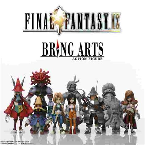 Final Fantasy Ix Bring Arts Zidane Tribal And Garnet Til Alexandros