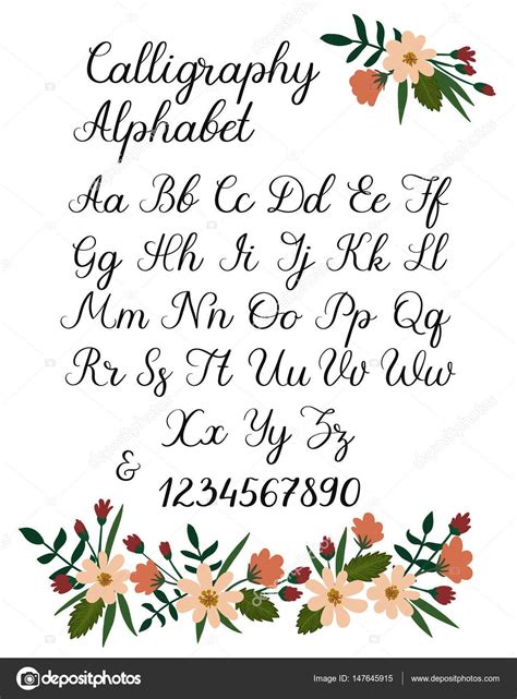 Cartas Manuscritas Escova Abc Caligrafia Moderna M O Lettering