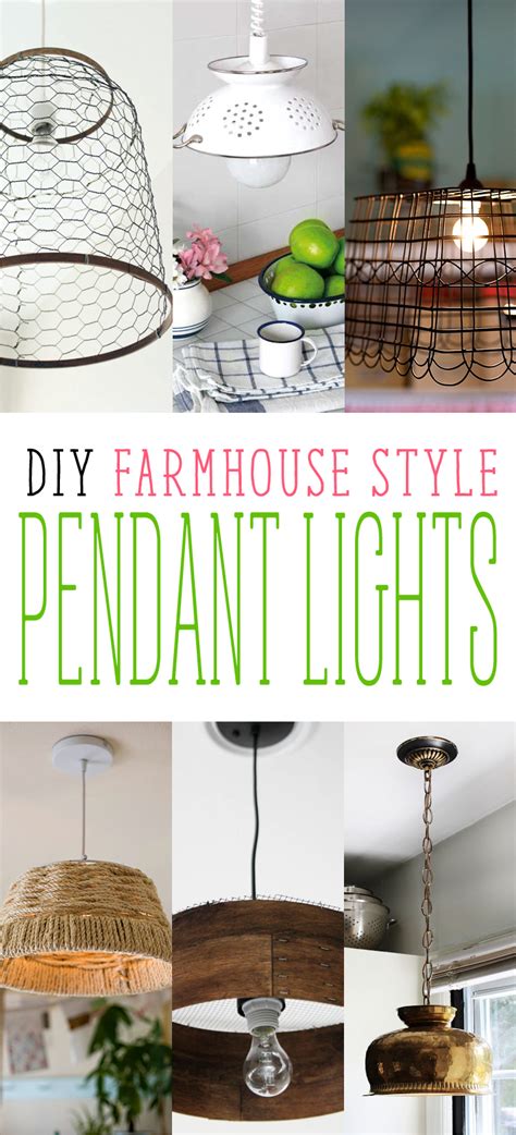 Diy Farmhouse Style Pendant Lights The Cottage Market