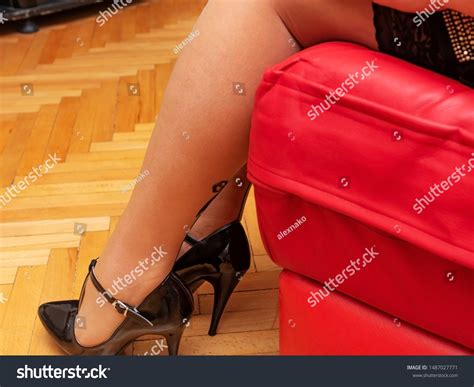 Sexy Woman Pantyhose Posing Foto Stok 1487027771 Shutterstock