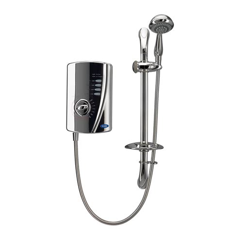 Creda 550c 105kw Chrome Effect Electric Shower Departments Diy At Bandq