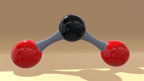3d Molecule Of Carbon Dioxide Royalty Free Vector Image 41 Off