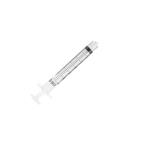 BD Plastipak Luer Lok Tip Disposable Sterile Syringe 3mL