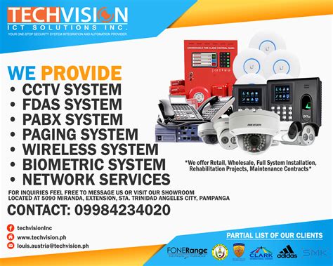 CCTV System, FDAS System, PABX System, Paging System ...