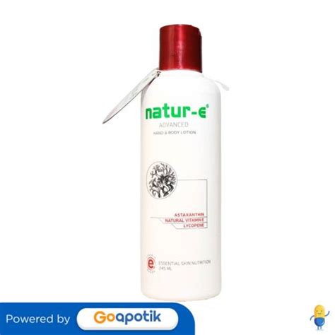Natur E Hand Body And Lotion Advanced 100 Ml Botol Kegunaan Efek