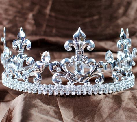 Mens King Prince Tiaras Imperial Medieval Crowns Fleur De Lis