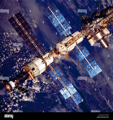 International Space Station Photographed By Crew Members On The Space