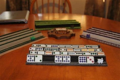 It's a game based on chance and strategy if you haven't played dominoes before, don't worry! Mexican Train Racks · How To Make A Board Game Piece ...