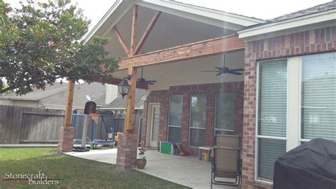 Outdoor Covered Patio Builders In Houston Stonecraft