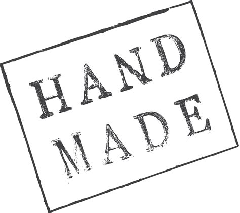 6 Grunge Hand Made Stamp Png Transparent