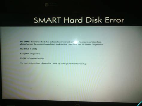 Máy Hp Probook 4530s Bị Lỗi Smart Hard Disk Error 301 Vfovn