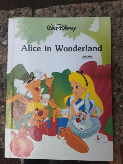 Walt Disney Alice In Wonderland Hardback Book 1000 Picclick