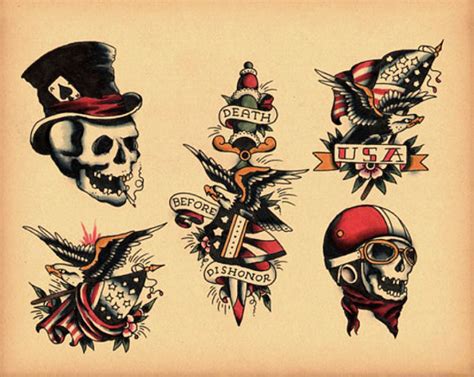 27 Old School Tattoos Designs And Ideas