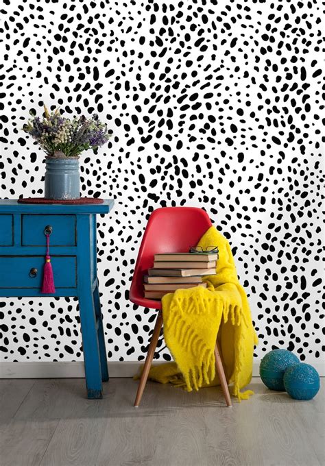Removable Wallpaper Peel And Stick Leopard Wallpaper Self Etsy