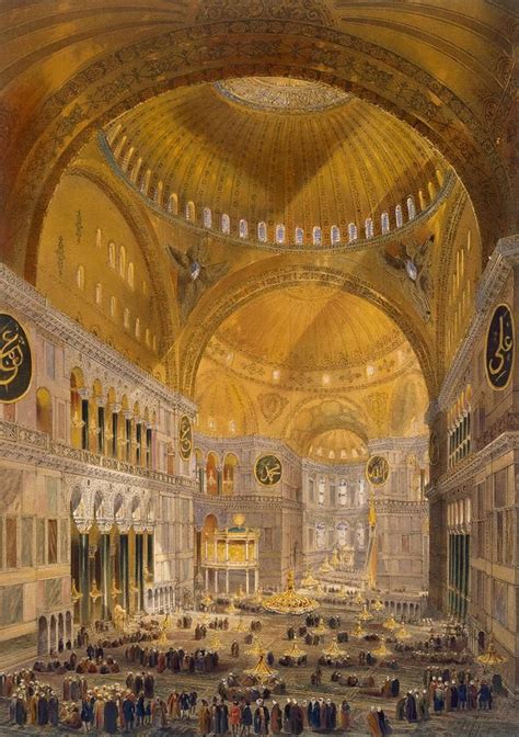 Hagia Sophia Constantinople 1852 By Gaspard Fossati Hagia Sophia