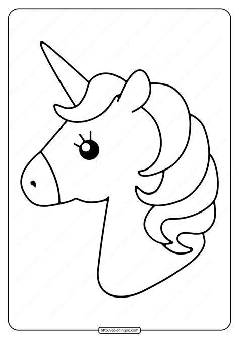 Free Printable Cute Unicorns Pdf Coloring Page Unicorn Coloring Pages