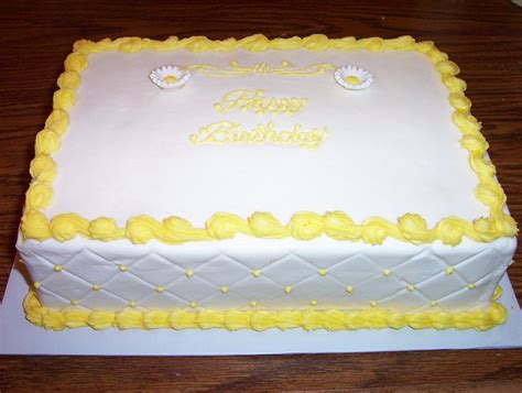 Birthday Double Layer Sheet Cake Pasteles