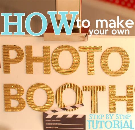 Without the glass, behind a large photo frame creates a unique place for wedding guests to strike a pose. How to make a diy Photo Booth {Do-it-yourself / Tutorial} | A Pop of Pretty Blog (Canadian Home ...
