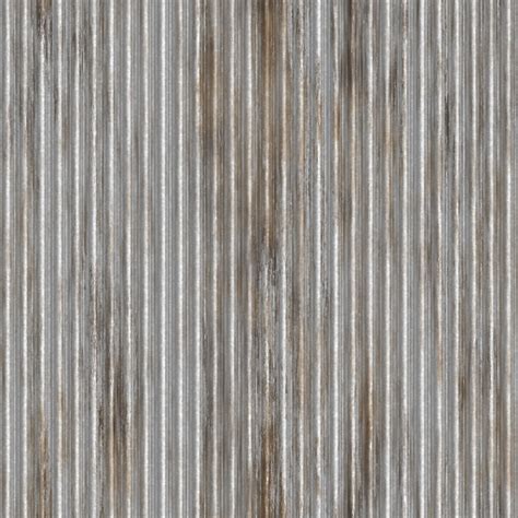 Corrugated Metal Panel Texture