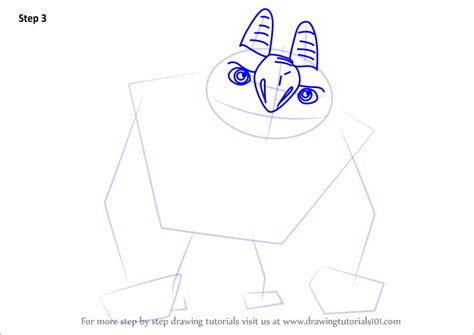 How To Draw Aaarrrgghh From Trollhunters Trollhunters Step By Step