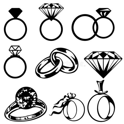 Diamond Gem Stone Jewel Icons Shape Set Isolated Vector Illustration