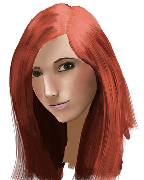 Artstation Red Head Girl