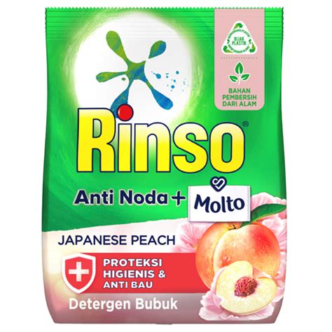 Rinso Molto Japanese Peach Detergen Bubuk Rinso