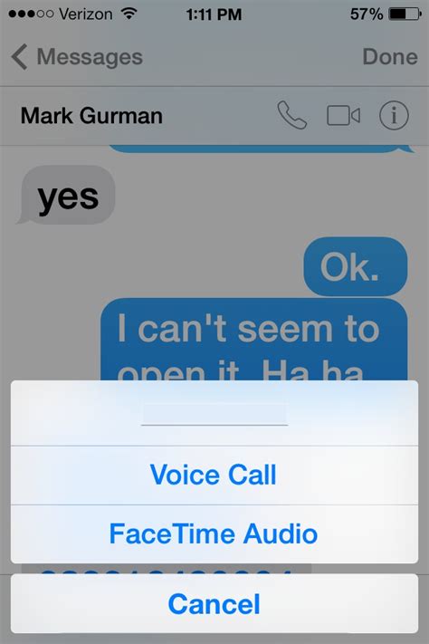 Ios 7 How To Make Facetime Audio Calls And Check How Much Data They