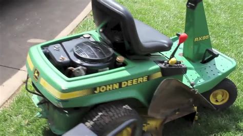 Rx95 John Deere Rer Riding Lawn Mower Youtube