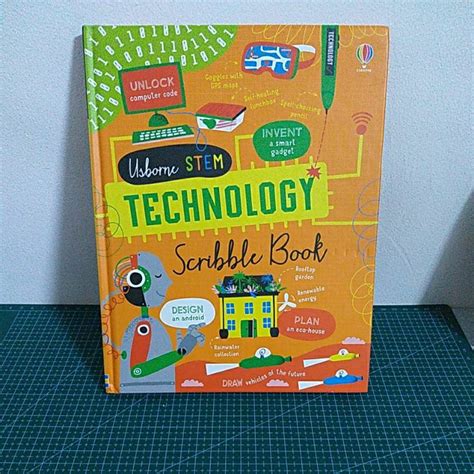Usborne Stem Technology Scribble Book Hard Cover Secondhand Unused