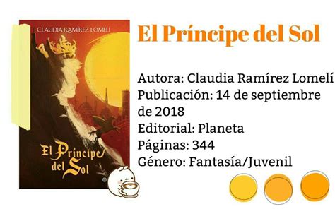Reseña Review El Príncipe Del Sol • Libros • Amino
