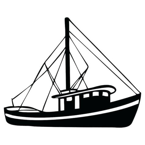 Fishing Boat Drawing Free Download On Clipartmag