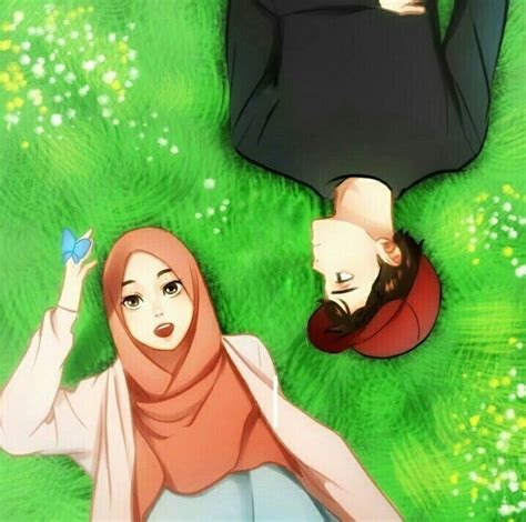 Muslim Couple Couple Pics For Dp Cute Couple Art Anime Love Couple