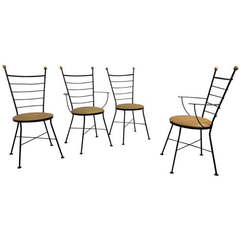 Midcentury Iron Dining Chairs For Sale At 1stdibs
