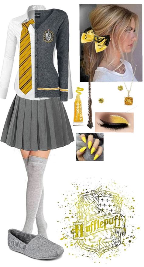 Hufflepuff Harrypotter Loyalty Discover Outfit Ideas For School